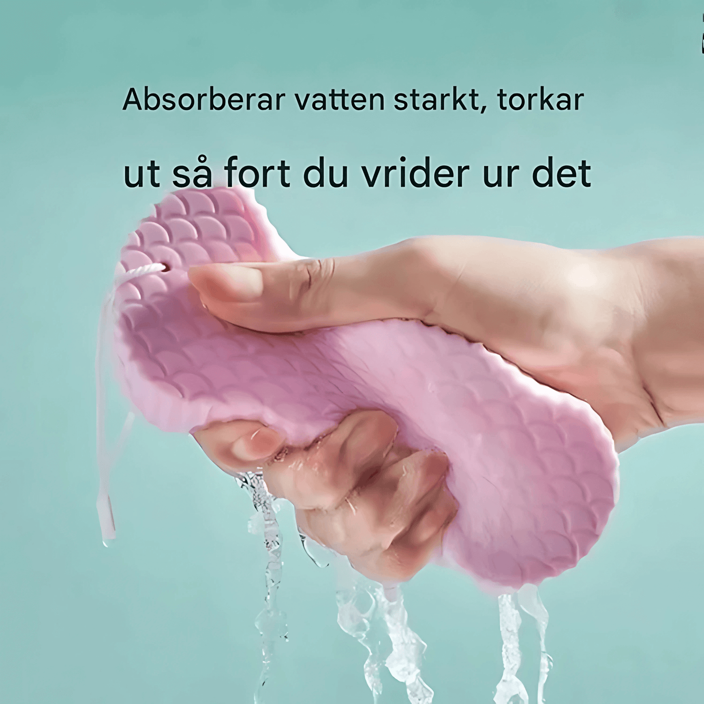 BloomSponge – Eksfolierende badesvamp for myk og frisk hud