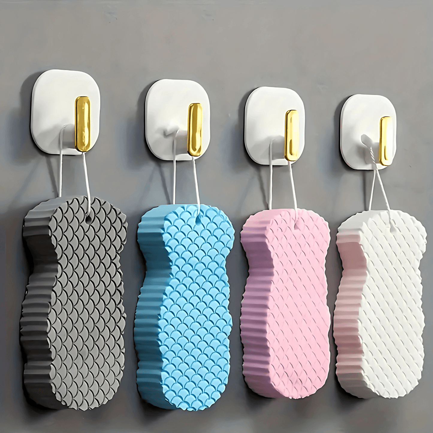 BloomSponge – Eksfolierende badesvamp for myk og frisk hud