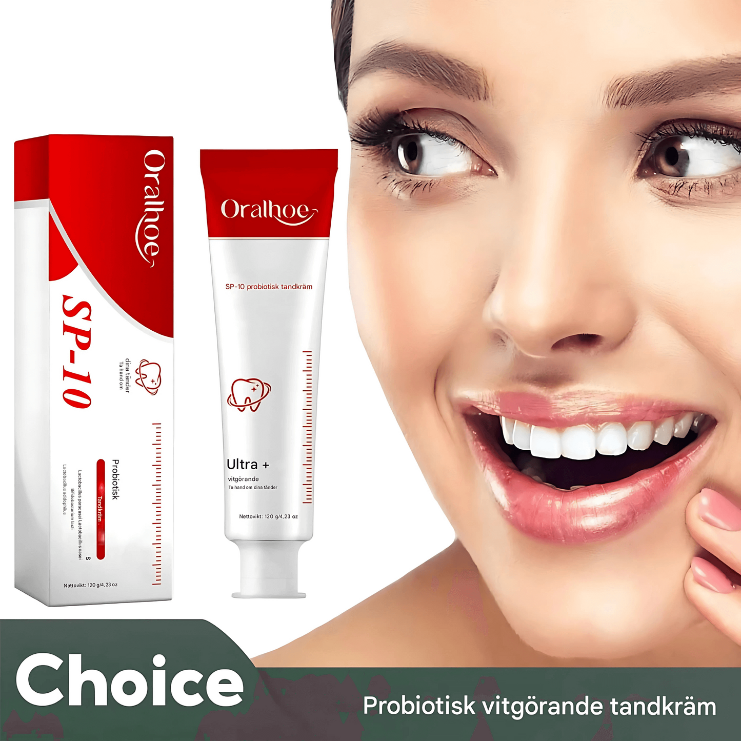 ProbiSmile – Probiotisk tannkrem med mild sammensetning og frisk pust for daglig tannpleie