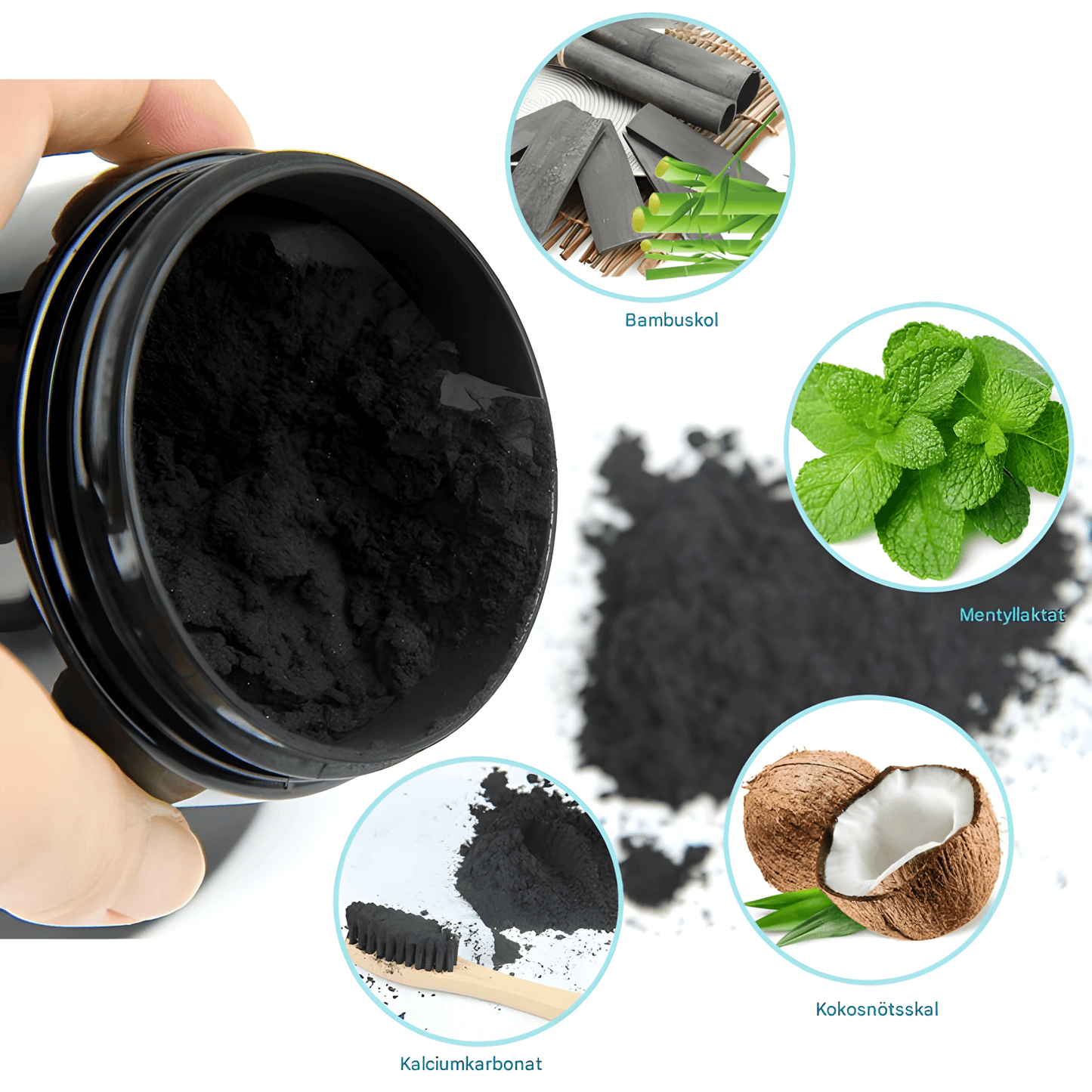 CharBright – Tannpulver med bambuskull og naturlige ingredienser for friskere munnhygiene