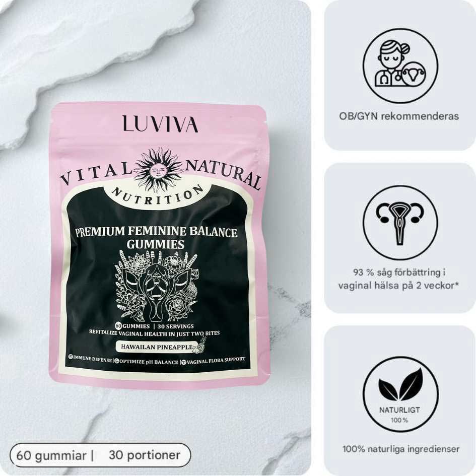 FemVera - Premium pH-Balansgummies för Inre Fräschhet och Välbefinnande