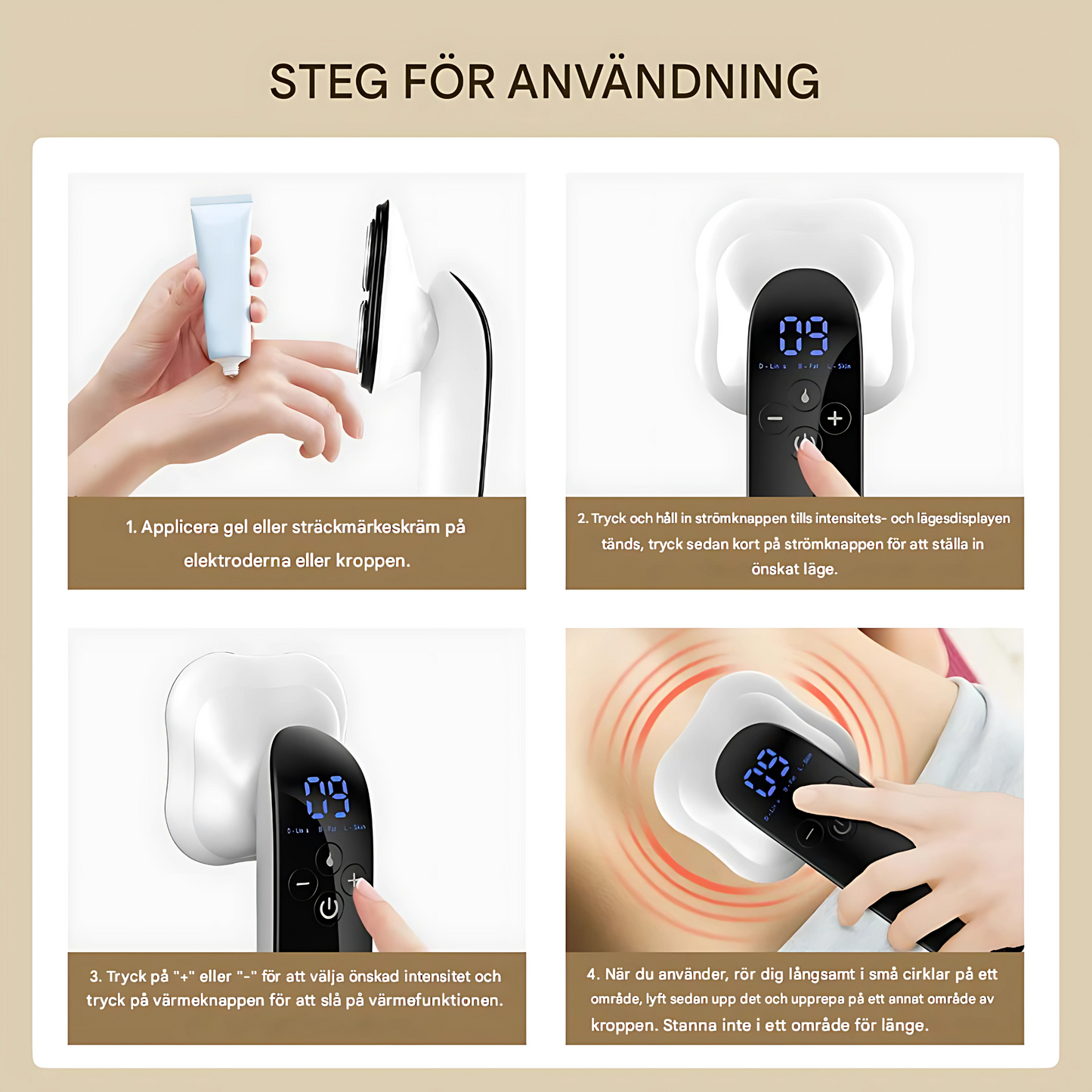 PureForme - Elektrisk kroppsskulptør for slanking og hudstramming