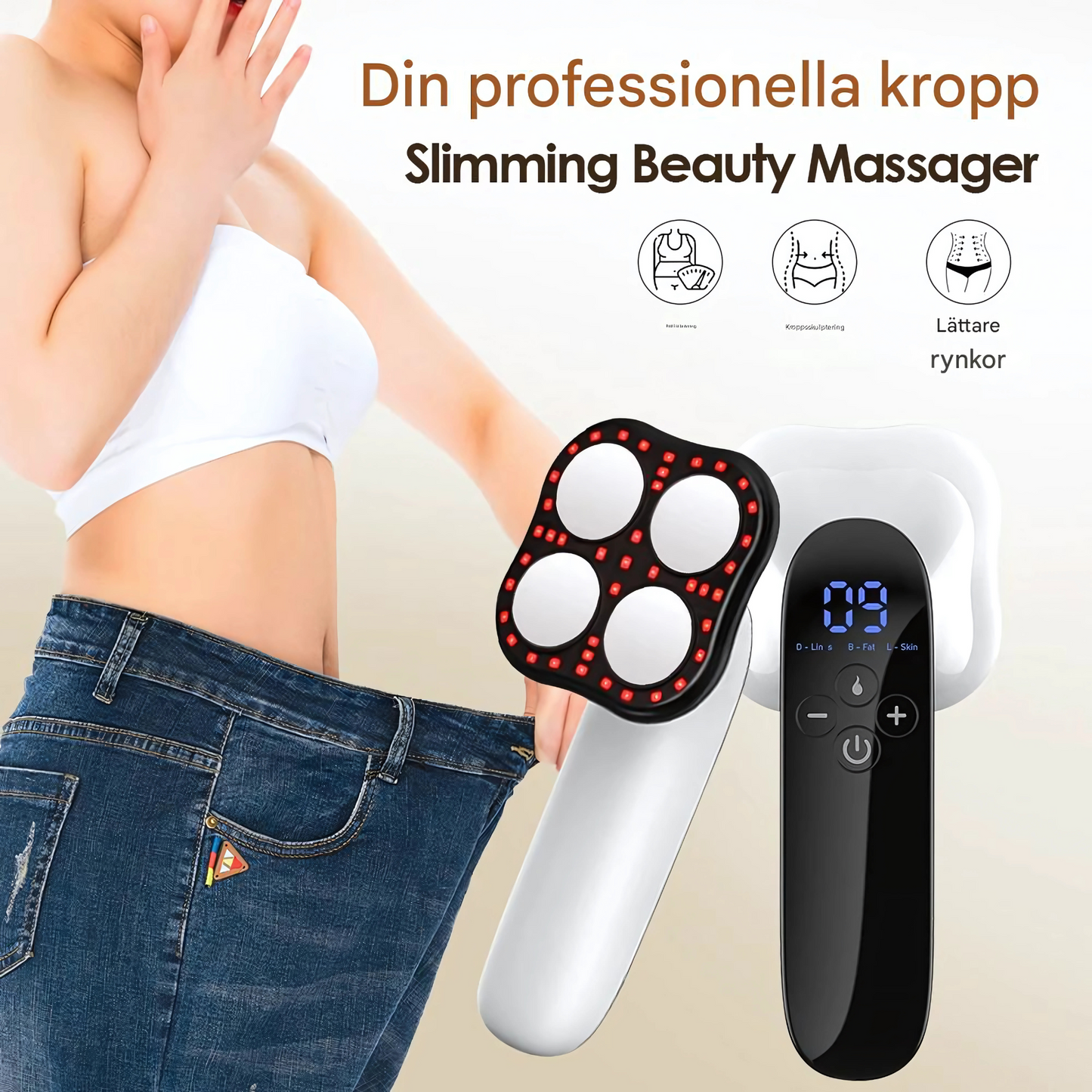 PureForme - Elektrisk kroppsskulptør for slanking og hudstramming