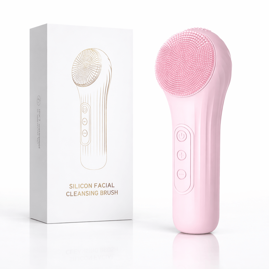 SonicGlow – Elektrisk Ansiktsrengöringsborste med Sonic-Vibration & IPX7 Vattentät Design