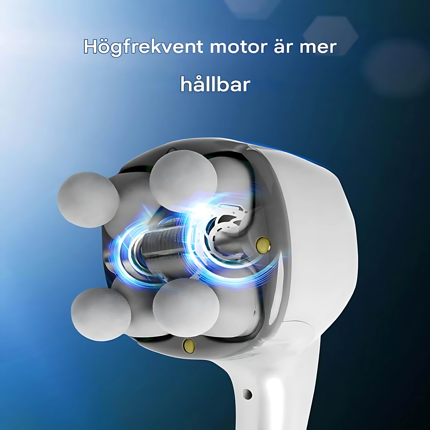 ThriveMag - Håndholdt vibrerende massasje med magnetisk funksjon - for avslapping og velvære