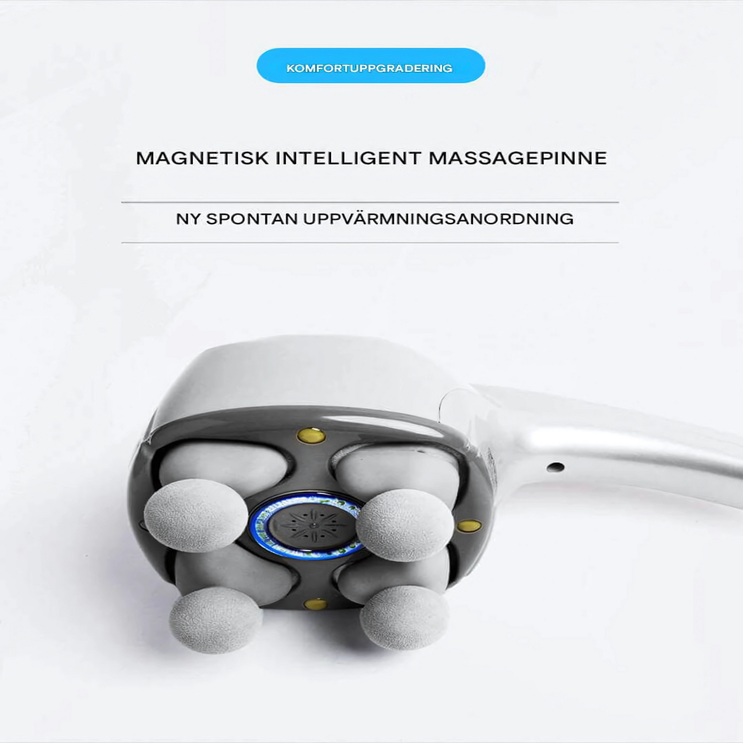 ThriveMag - Håndholdt vibrerende massasje med magnetisk funksjon - for avslapping og velvære