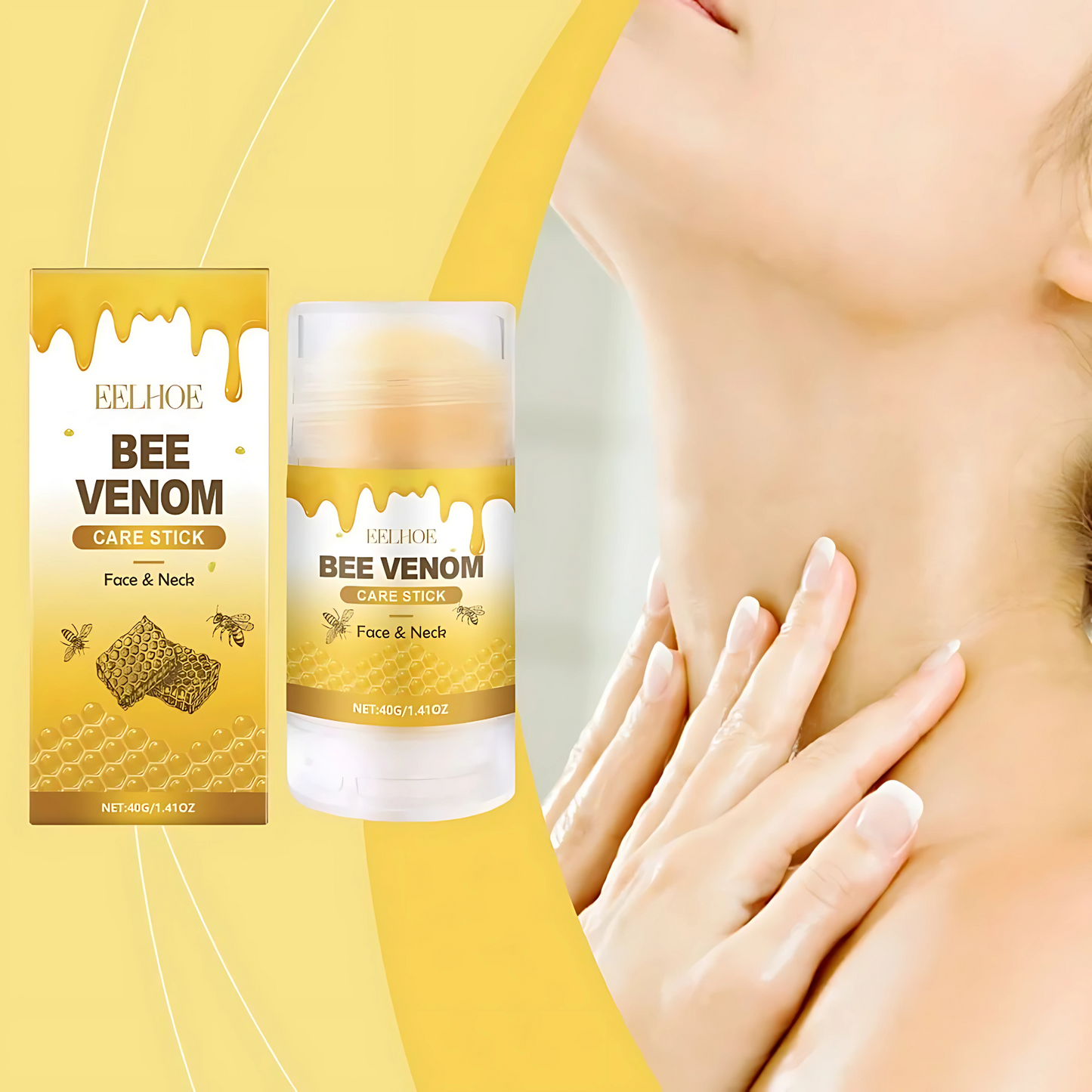 CollaCure - Bee Venom Skin Cream | Fuktighetsgivende hudpleie med kollagen og hyaluronsyre