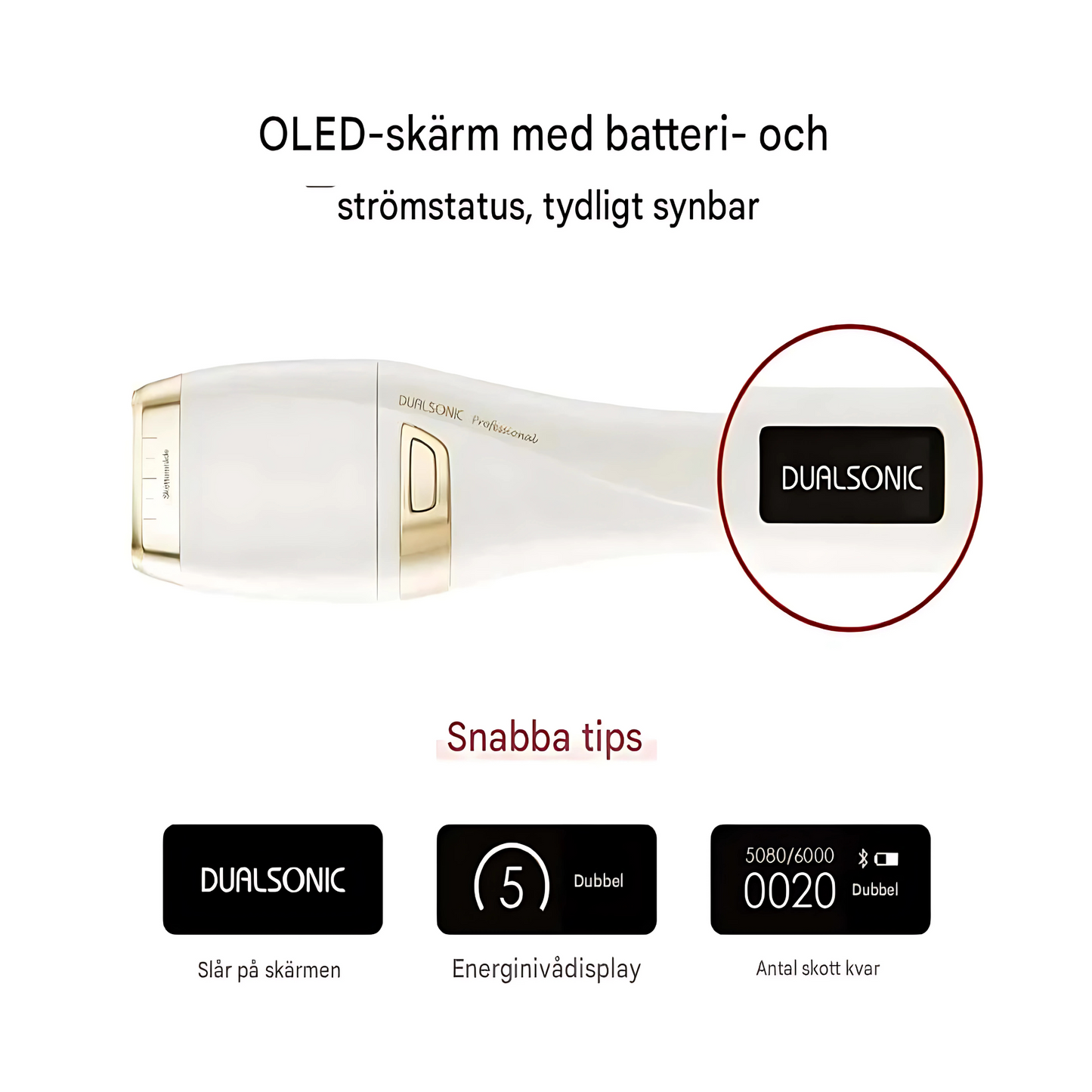 RejuLoom - Ultralydsverktøy for hudstramming og foryngelse - skånsom løfteteknikk med 7D HIFU for ansikt og hals