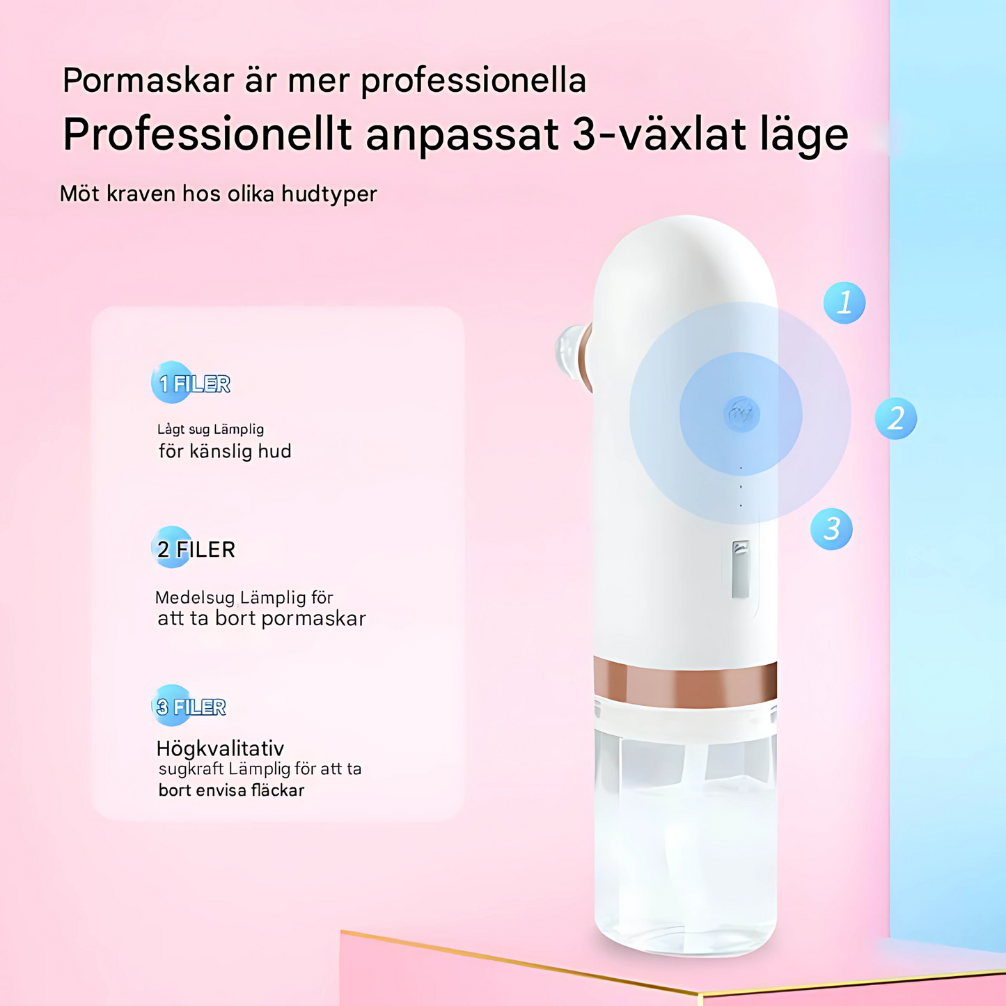 GlowVac - Porerenser med vakuumteknologi - renser porene skånsomt og effektivt
