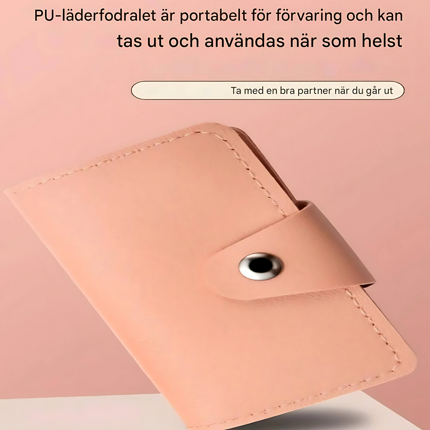 ClippaLux - Manikyr- og pedikyrsett i PU-etui | 7-delers skjønnhetssett for daglig pleie hjemme eller på reise