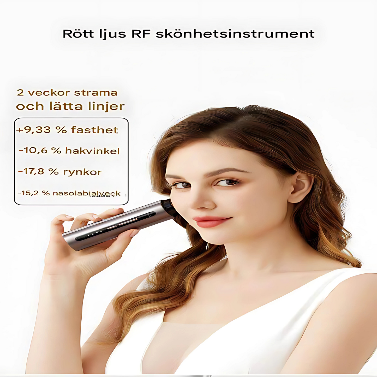 BeamTide - Skin Tightener | 7-i-1 lysterapi og RF-teknologi for fastere hud hjemme