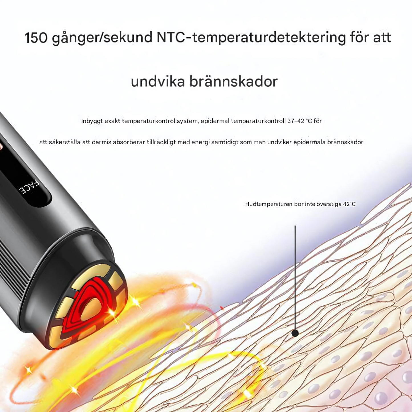 BeamTide - Skin Tightener | 7-i-1 lysterapi og RF-teknologi for fastere hud hjemme