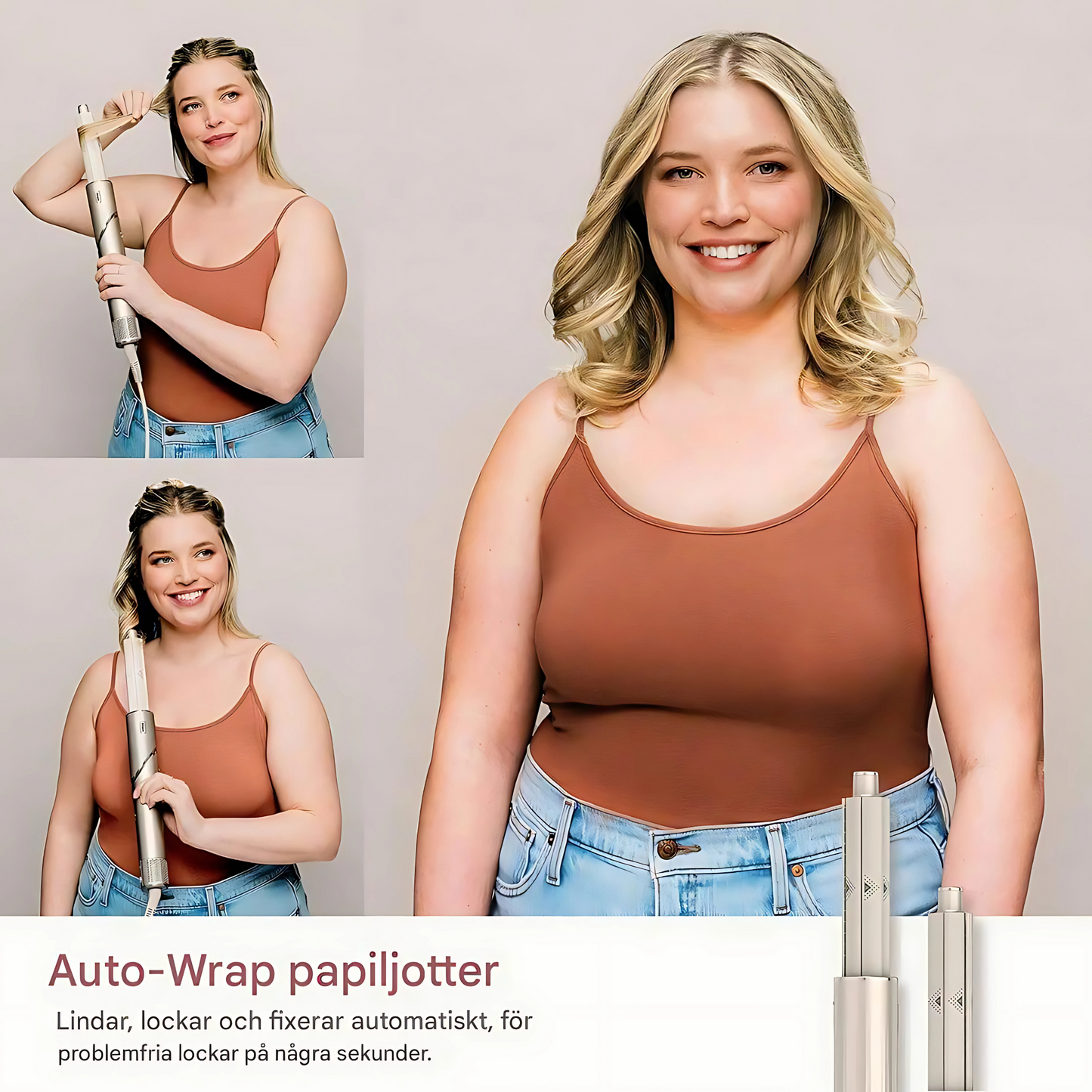 SharkFlex - 5-i-1 luftstyler og hårføner | Multifunksjonell varmebevisst styling med Auto-Wrap Curlers