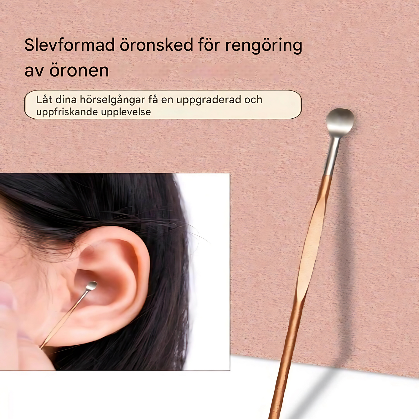 ClippaLux - Manikyr- og pedikyrsett i PU-etui | 7-delers skjønnhetssett for daglig pleie hjemme eller på reise
