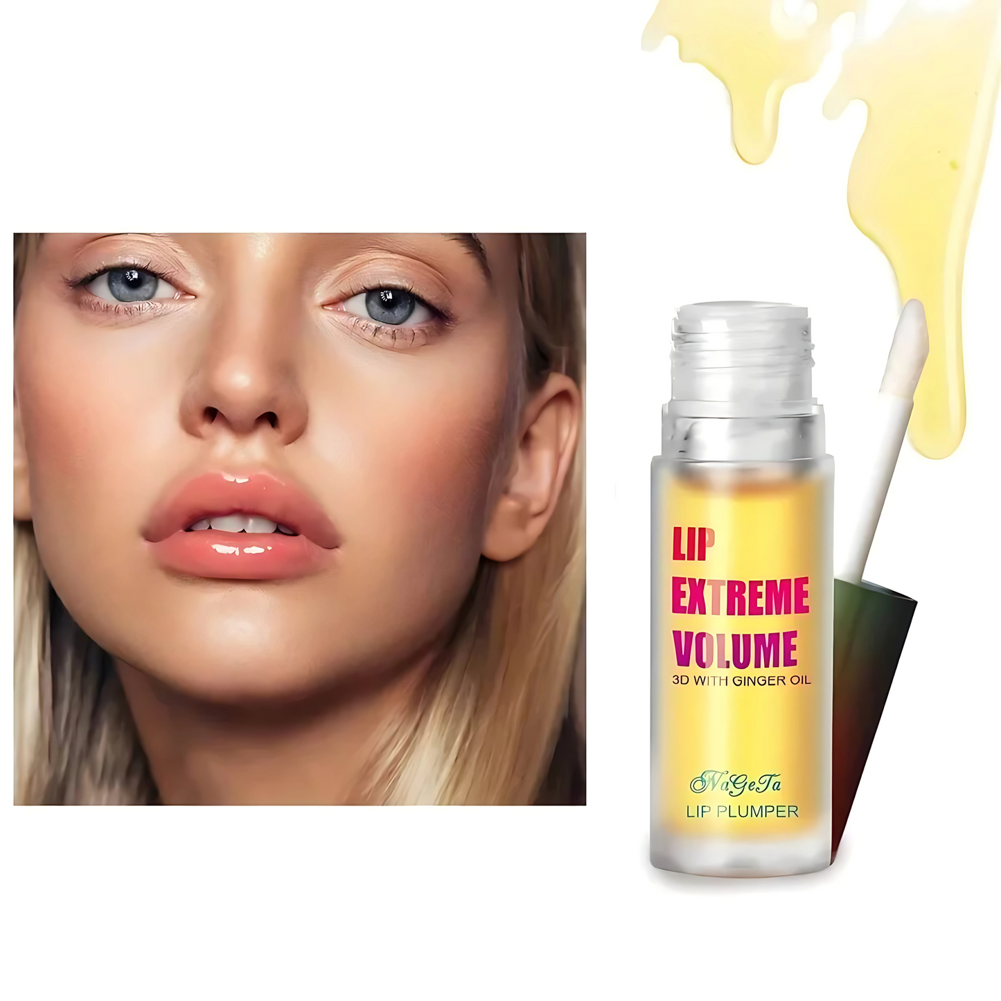 LipMax - Naturlig volumgivende serum for fyldigere lepper og fuktighetsgivende effekt