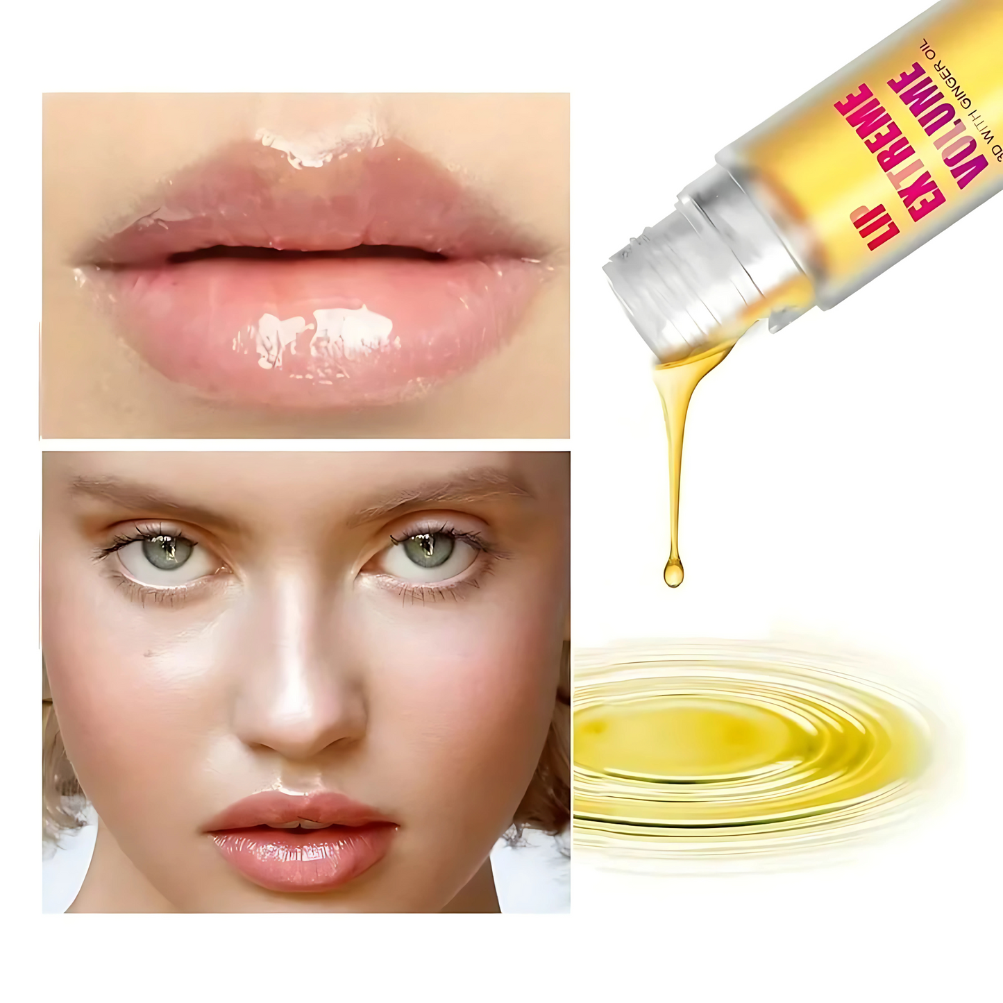 LipMax - Naturlig volumgivende serum for fyldigere lepper og fuktighetsgivende effekt