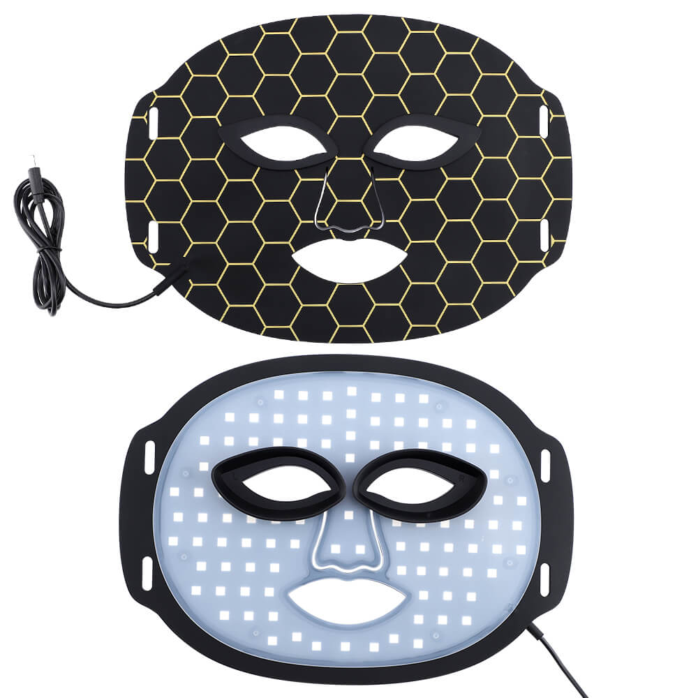 BelleLumière - LED Ansiktsmask med 7 Färgterapier | Förbättra Hudton, Lyster & Balans Hemifrån