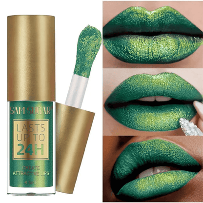 GleamGloss – Långvarig Glittrig Läppglans med Silkeslen Textur & Vattenresistens