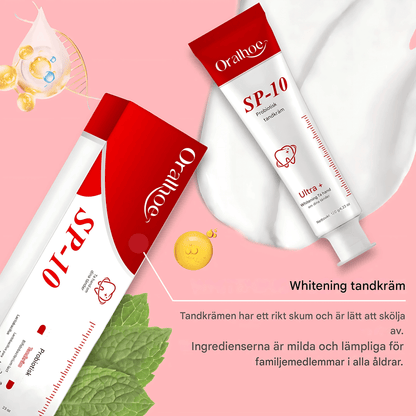 ProbiSmile – Probiotisk tannkrem med mild sammensetning og frisk pust for daglig tannpleie