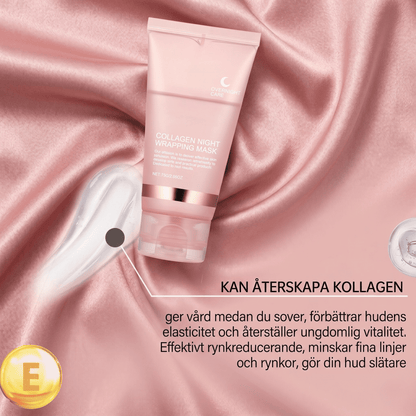 DreamSkin – Inlindande Kollagen-Nattmask som Strippar och Återfuktar – För Fasthet & Lyster
