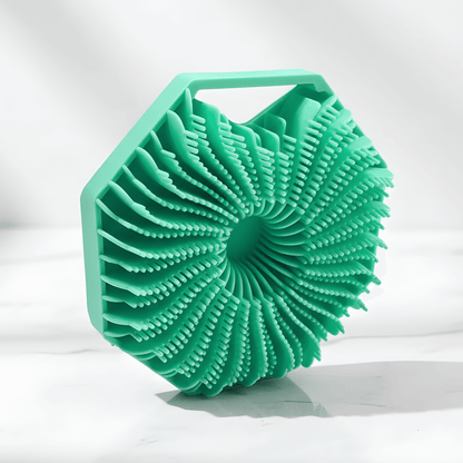 PureScrub – Silikonborste för Dusch & Kroppsrengöring med Massage- och Exfolieringseffekt