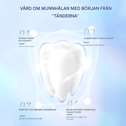 WhiteVibe – Marvis tannkrem med blekende mynte for frisk pust og reduksjon av overflateflekker, 85 ml