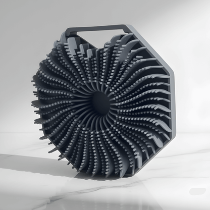 PureScrub – Silikonborste för Dusch & Kroppsrengöring med Massage- och Exfolieringseffekt