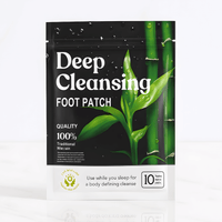 PureSole – Naturliga Detox Fotplåster med Bambuvinäger & Ingefära för Avslappning och Välmående