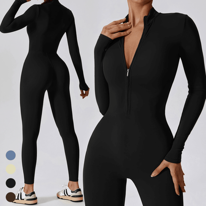 ShapeLine – Figursydd Jumpsuit med eller Utan Varm Fleecefoder & Stretchig Komfort