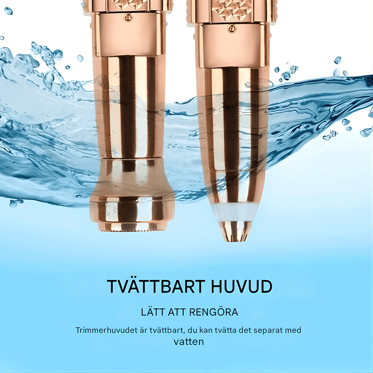 SofiGlow – 2-i-1 Elektrisk Epilator & Ansiktstrimmer för Kvinnor med Inbyggt Ljus & 18K Guldpläterat Huvud