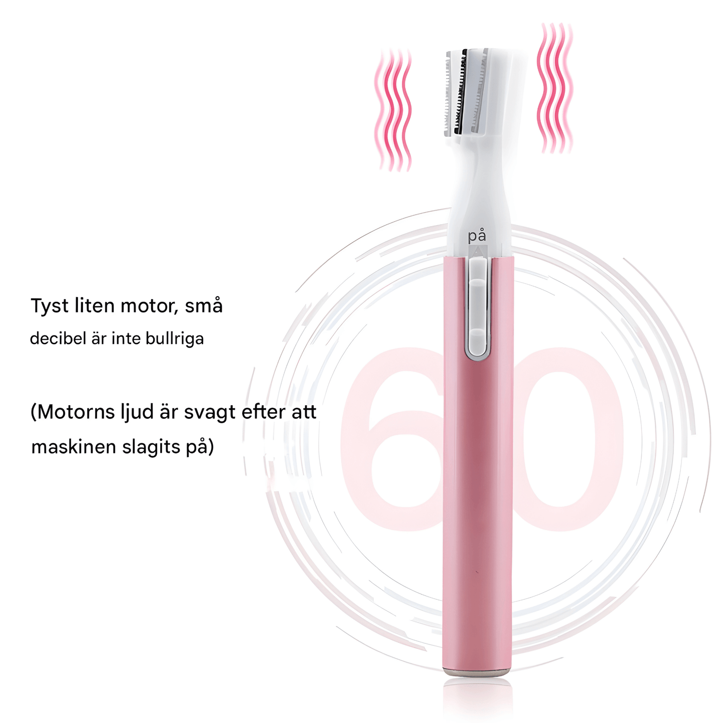 BrowEase – Elektrisk Ögonbrynstrimmer & Ansiktsrakapparat för Kvinnor med USB-Laddning