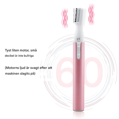 BrowEase – Elektrisk Ögonbrynstrimmer & Ansiktsrakapparat för Kvinnor med USB-Laddning