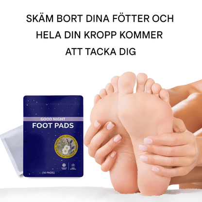 RejuvePad – Djupverkande Fotplåster med Naturliga Ingredienser för Avslappning & Nattlig Rening