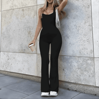 ShapeEdge – Elegant Jumpsuit med Flarebyxor & Smickrande Passform för Sommar och Kväll