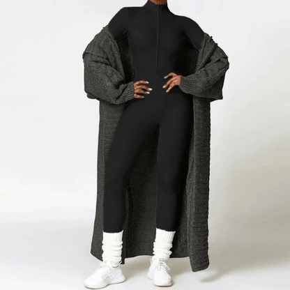 ShapeLine – Figursydd Jumpsuit med eller Utan Varm Fleecefoder & Stretchig Komfort