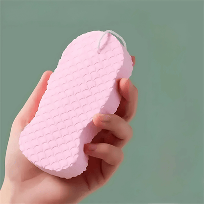 BloomSponge – Eksfolierende badesvamp for myk og frisk hud