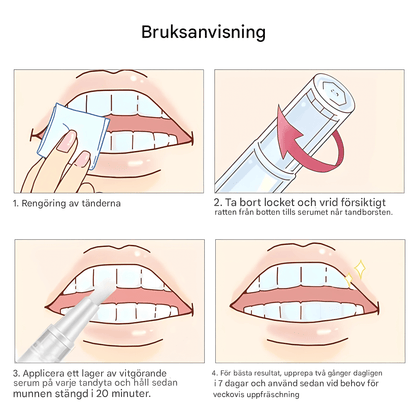 BrightSleek – Tannblekingspen med mynteessens for effektiv bleking