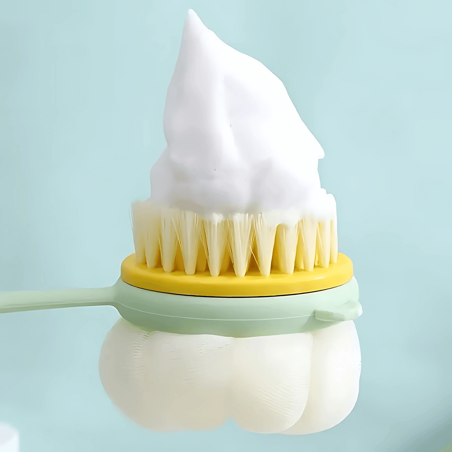 SilkScrub – Ryggborste med Långt Handtag & Dubbelsidig Mjuk Svamp för Bad och Massage