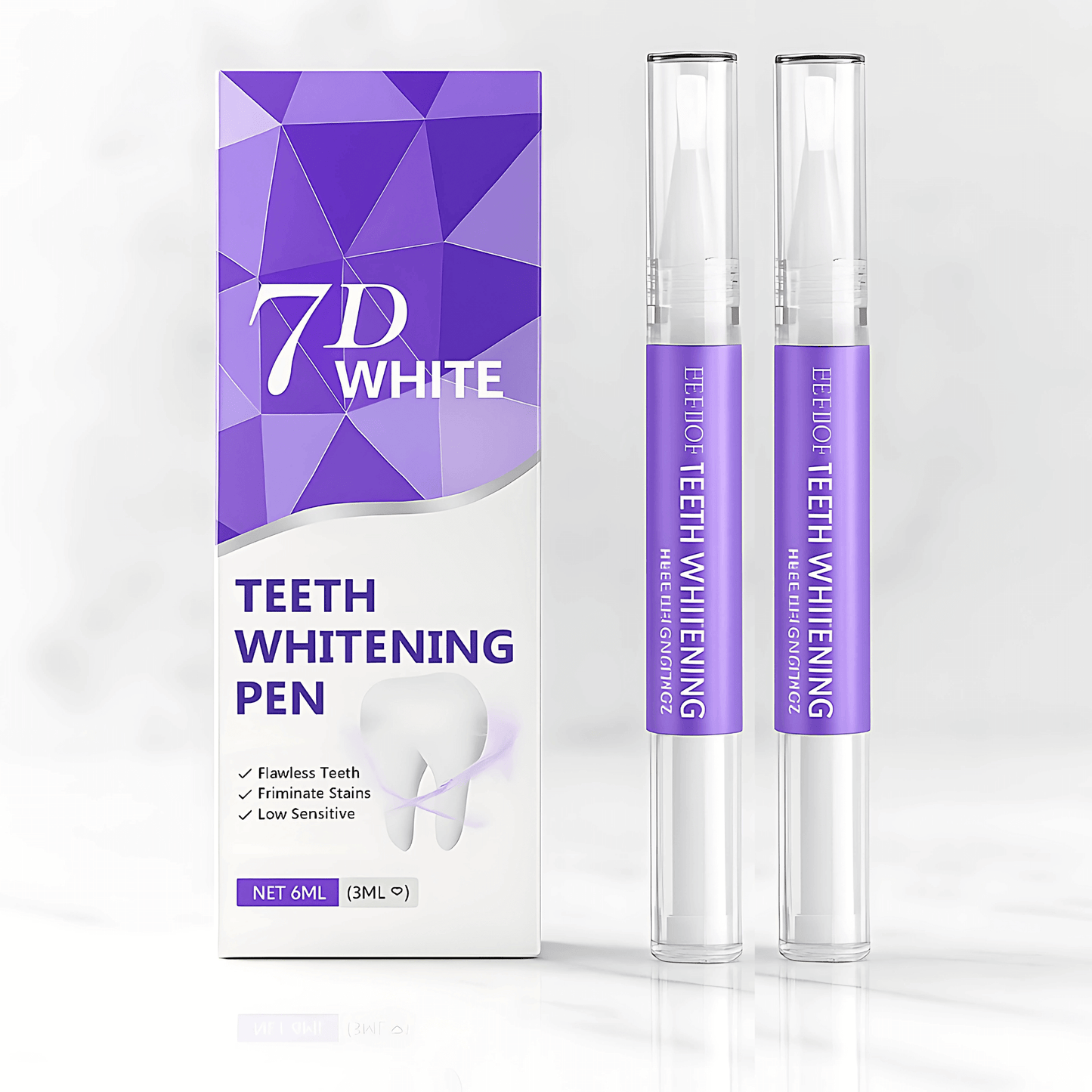 BrightLuxe – Tannblekingspen 2-pakning med mild blekingsgel og frisk myntesmak