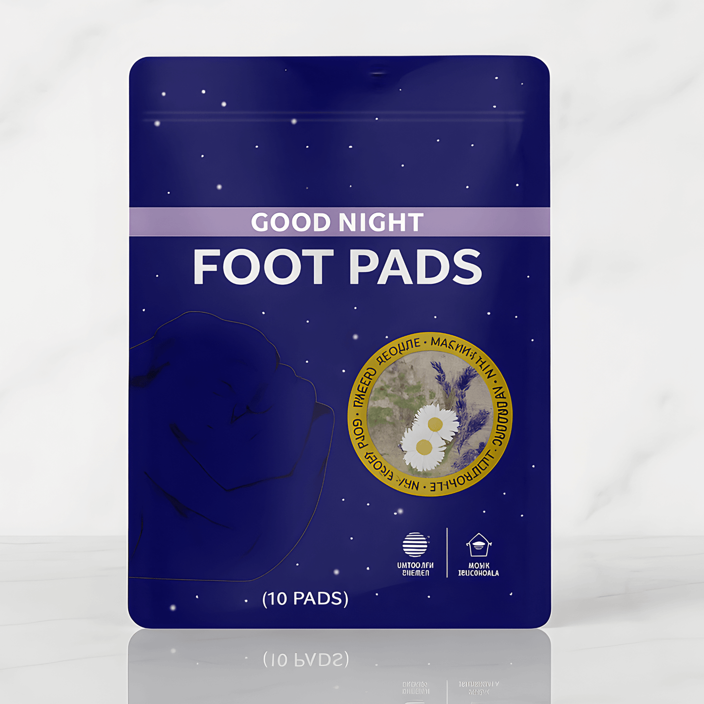 RejuvePad – Djupverkande Fotplåster med Naturliga Ingredienser för Avslappning & Nattlig Rening