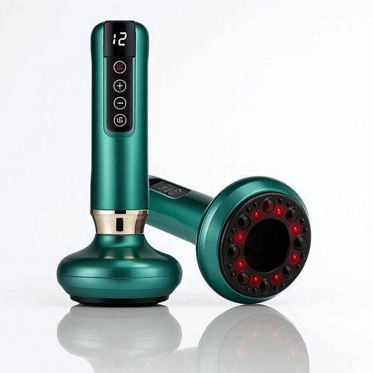 GlowCup - Cellulitt- og hudstrammende apparat med rødt lys og clutch