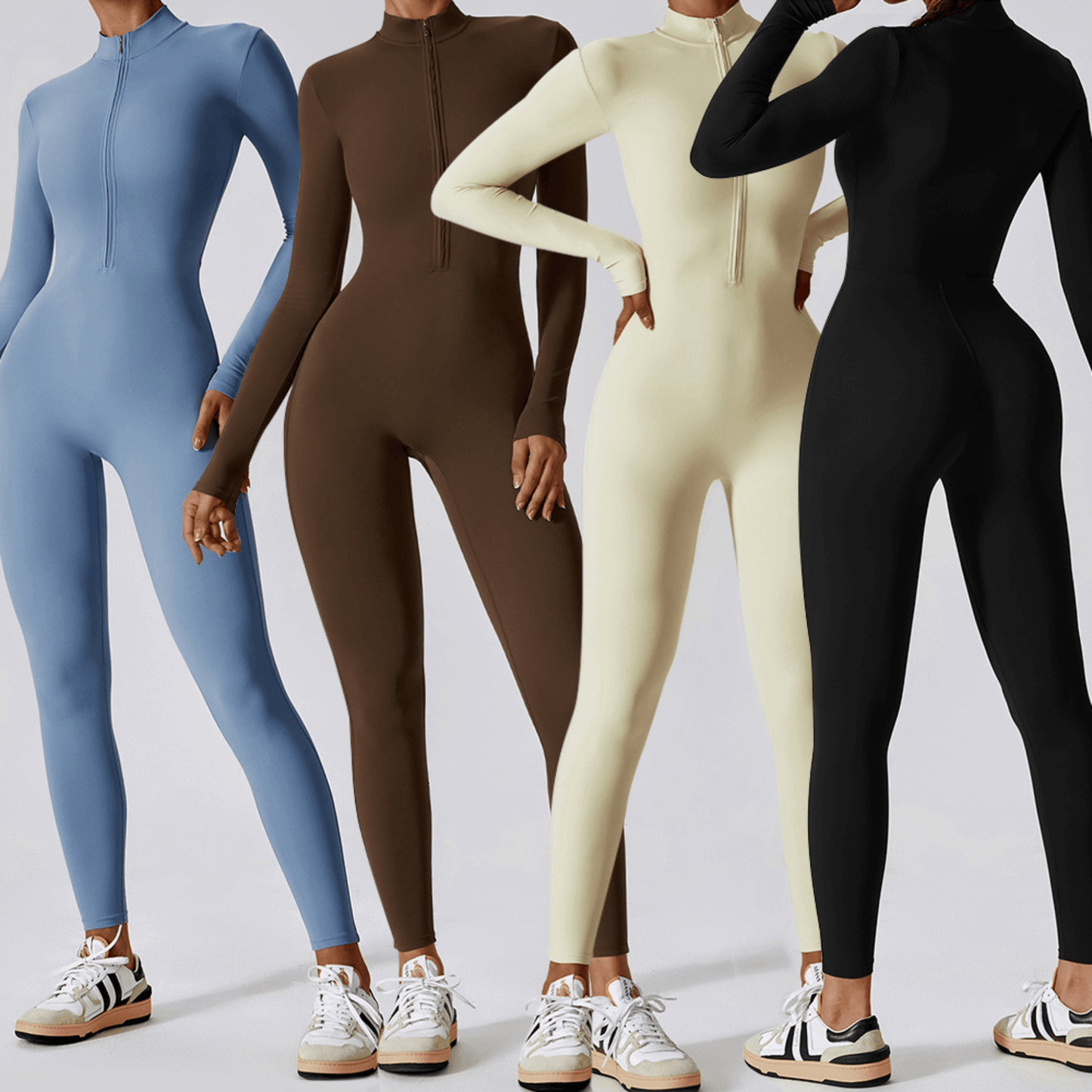 ShapeLine – Figursydd Jumpsuit med eller Utan Varm Fleecefoder & Stretchig Komfort