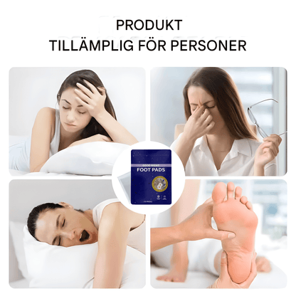 RejuvePad – Djupverkande Fotplåster med Naturliga Ingredienser för Avslappning & Nattlig Rening