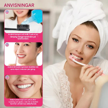 NicoSmile – Whitening Tandkräm med Niacinamid för Fräsch Andedräkt & Mjukare Känsla i Munnen