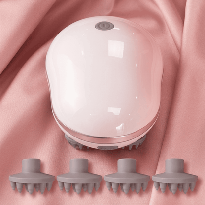 CrownPulse – Elektrisk Hårbottenmassager med 8 Infraröda Röda Ljusdioder – Hårtillväxt, Stressavlastning