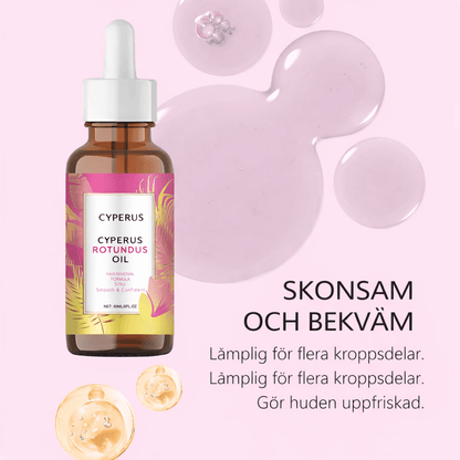 CyraSilk – Eftervårds- & Hårväxtreducerande Olja för Eftervård, Cyperus Rotundus Lugnande Återfuktning