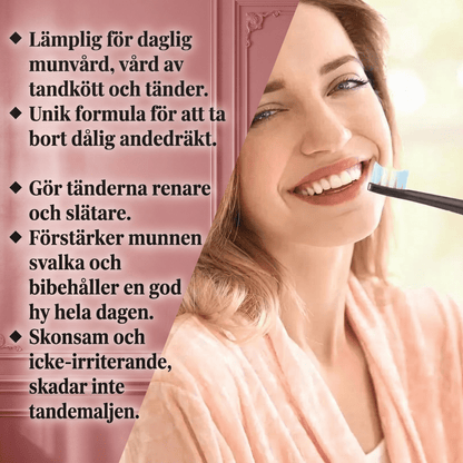 FloraGrin – Probiotisk Blekningstandkräm med 7 Laktobasillusstammar och PAP-Teknologi