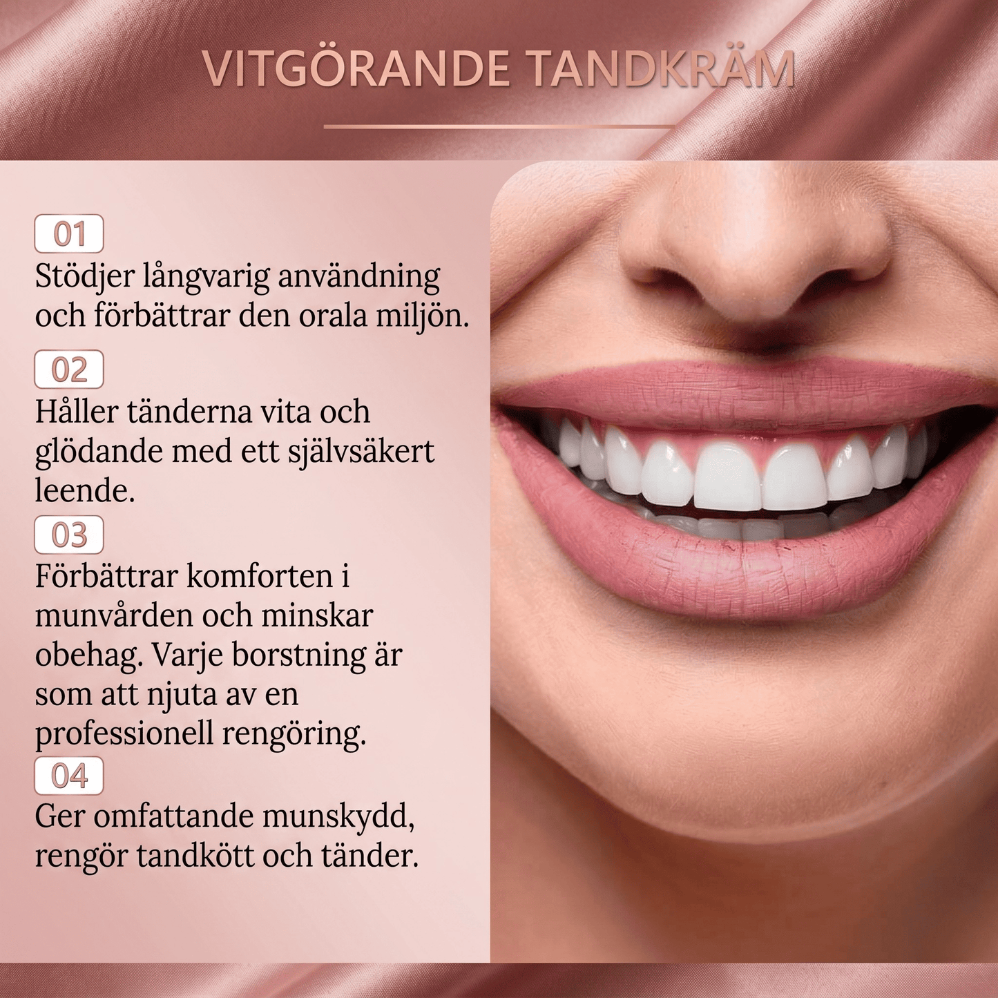 FloraGrin – Probiotisk Blekningstandkräm med 7 Laktobasillusstammar och PAP-Teknologi