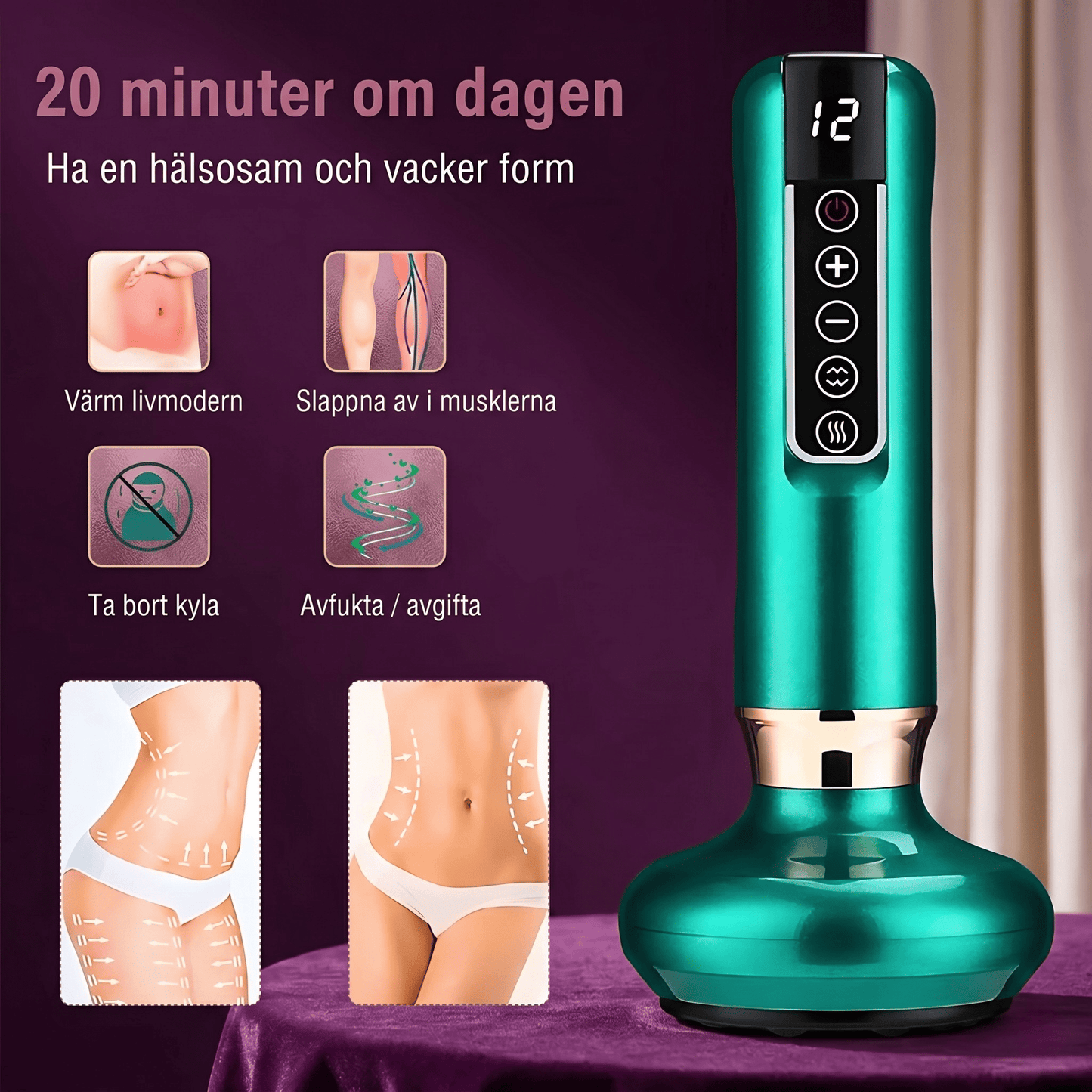 GlowCup – selluliitin ja ihon kiinteyttämiseen tarkoitettu laite, jossa käytetään punaista valoa ja kuppaushoitoa