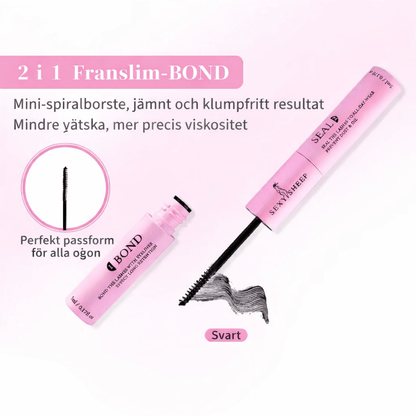 LashMuse – DIY Ögonfransförlängningskit med Individuella Kluster, Bond & Seal samt Borttagning